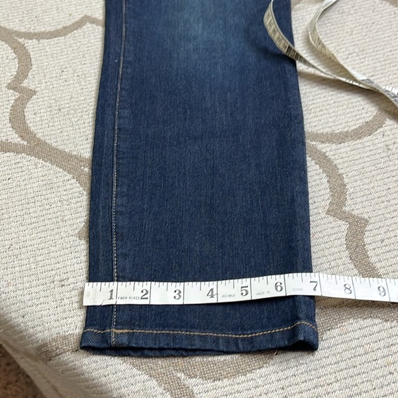 Torrid Curvy Skinny Dark Blue Denim Jeans, size 18 Extra Short - Picture 9 of 16